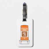 カイトサーフィンは私の薬 ラゲッジタグ (裏面縦)