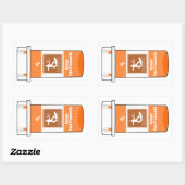 カイトサーフィンは私の薬 長方形シール (シート)