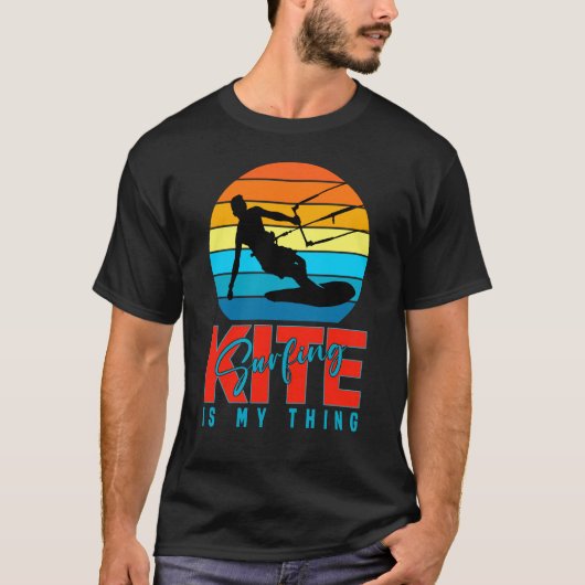カイトサーフィンは私のTシャツだ Tシャツ (正面)