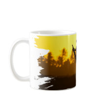 カイトサーフィンアットサンセットシルエット