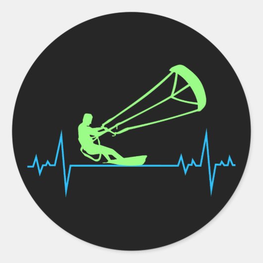 カイトサーフィンカイトサーフカイトボーディングウォータースポーツ ラウンドシール (正面)