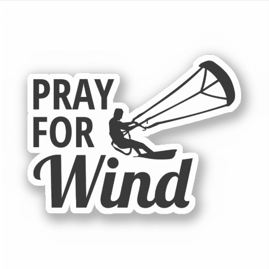 カイトサーフィンカイトライディングウィンドスポーツ シール (正面)