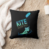 カイトサーフィンヴィンテージカイトボーダーカイトサーフィン クッション (ブランケット)