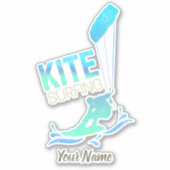 カイトサーフィンヴィンテージカイトボーダーカイトサーフィン シール (正面)