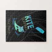 カイトサーフィンヴィンテージカイトボーダーカイトサーフィン ジグソーパズル (横)