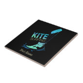 カイトサーフィンヴィンテージカイトボーダーカイトサーフィン タイル (側面)