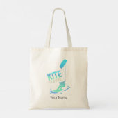 カイトサーフィンヴィンテージカイトボーダーカイトサーフィン トートバッグ (裏面)