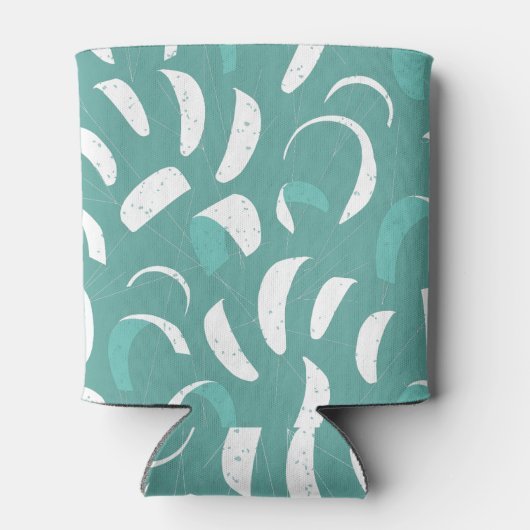 カイトサーフィン凧とラインルッ動揺してクサーフ 缶クーラー (裏面)