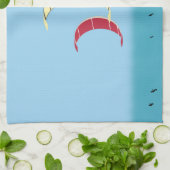 カイトサーフィン キッチンタオル (折り畳み)