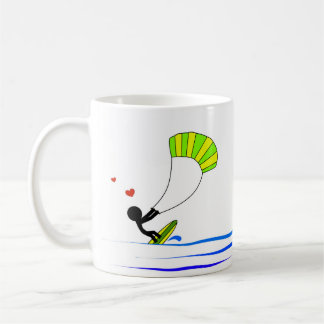 カイトサーフィン コーヒーマグカップ