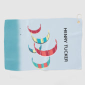 カイトサーフィン ゴルフタオル (横)