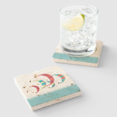 カイトサーフィン ストーンコースター (横)