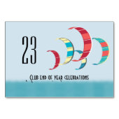 カイトサーフィン テーブルナンバー (裏面)