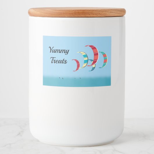 カイトサーフィン フードラベル (正面)