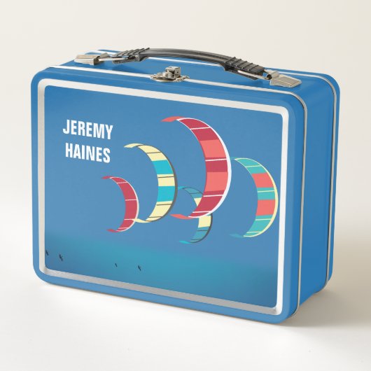 カイトサーフィン メタルランチボックス (正面)