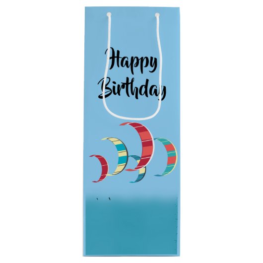 カイトサーフィン ワインギフトバッグ (正面)