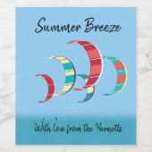 カイトサーフィン ワインラベル (シングルラベル)