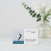 カイトサーフィン 名刺 (スタンド正面)