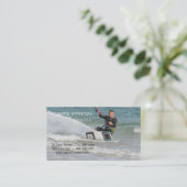 カイトサーフィン 名刺 (スタンド正面)