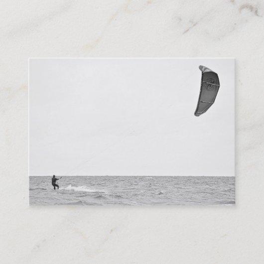 カイトサーフィン – 名刺 (正面)
