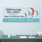 カイトサーフィン 横断幕 (トレードショー)