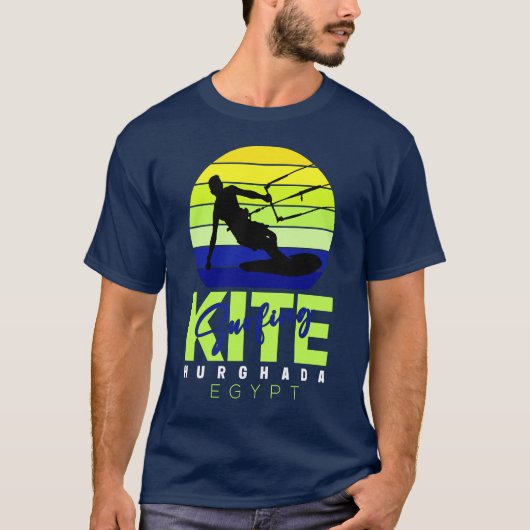 カイトサーフィンHurghada Tシャツ (正面)