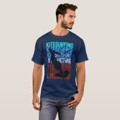 カイトサーフィンTシャツ Tシャツ (正面フル)