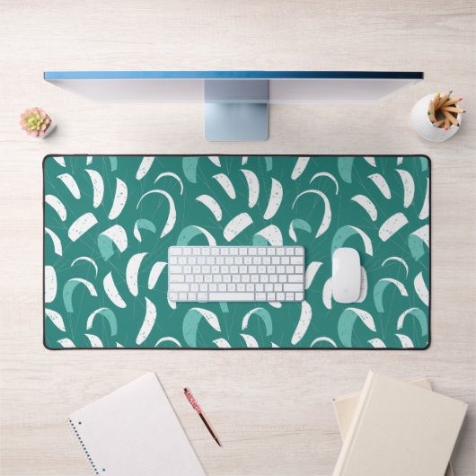 カイトサーフクールブルーホワイトカイトサーファー デスクマット (オフィス1)