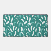 カイトサーフクールブルーホワイトカイトサーファー デスクマット (正面)