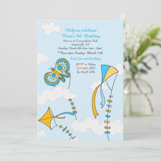 カイトスカイ招待状 招待状 (スタンド正面)