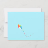 カイトパークピクニックバースデーパーティ招待状 招待状 (裏面)