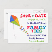 カイトファ飛んでいるミリ懇親会保存日 案内ポストカード (正面/裏面)