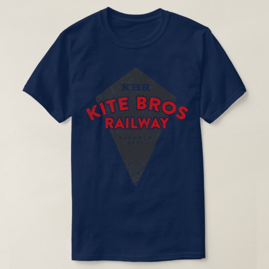 カイトブロス鉄道 Tシャツ (デザイン正面)