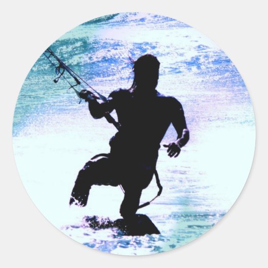 カイトボードシール ラウンドシール (正面)