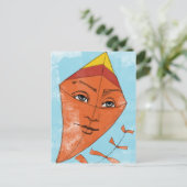 カイトポストカード – カイトを飛おもしろいばす ポストカード (スタンド正面)