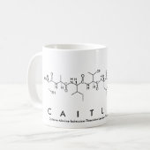 カイトリンペプチド名mug コーヒーマグカップ (正面左)