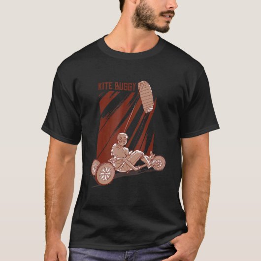 カイト乳母車サーフィンキテサイリキングカイト乳母車 Tシャツ (正面)