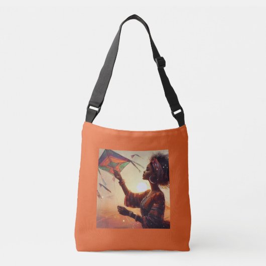 カイト飛んでいる2 クロスボディバッグ (正面)