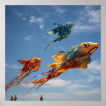 カイト鮮やかフェスティバルスカイ – 色の群れ