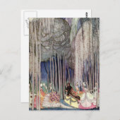 カイニールセンズザイヴェンズ踊りプリンセス ポストカード (正面/裏面)