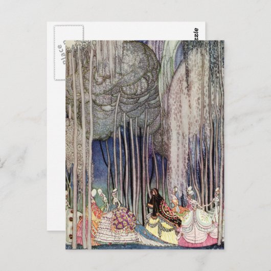 カイニールセンズザイヴェンズ踊りプリンセス ポストカード (正面/裏面)