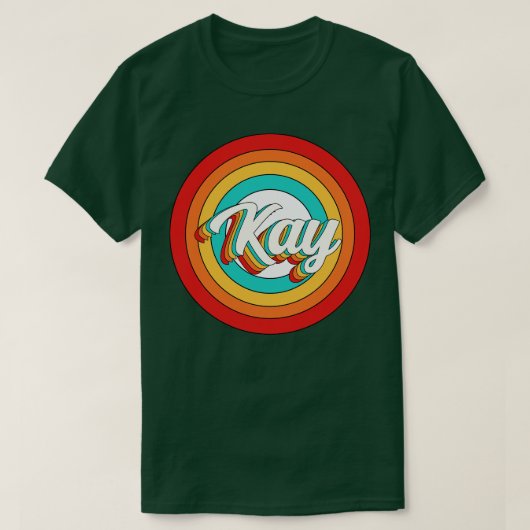 カイネームシャツヴィンテージカイサークル Tシャツ (デザイン正面)