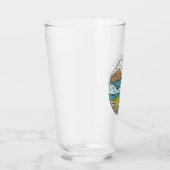 カイハルルビーチハワイヴィンテージ タンブラーグラス (右)