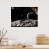 カイパーベルトのアーティストの見解 ポスター (キッチン)