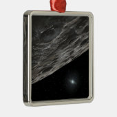 カイパーベルト物体に対する芸術家の概念 メタルオーナメント (右)