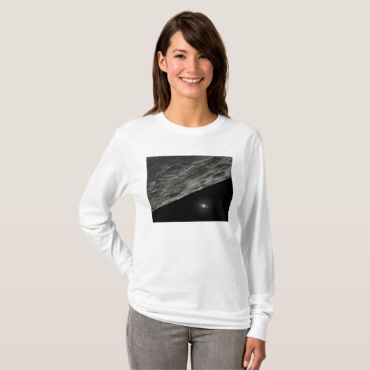 カイパーベルト物体に対する芸術家の概念 Tシャツ (正面フル)