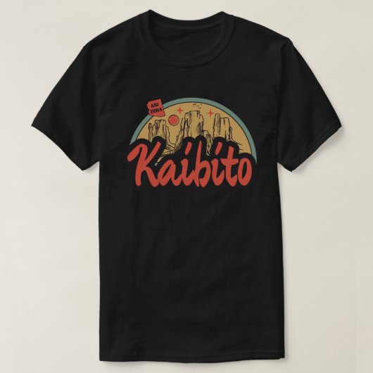 カイビト、アリゾナ州 Tシャツ (デザイン正面)