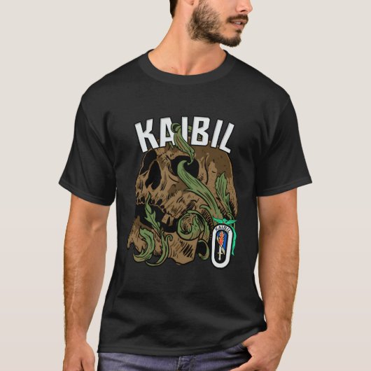 カイビルグアテマラKaibiles特殊部隊Fuerzas Es Tシャツ (正面)