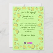 カイピリナカクテルパーティの招待状テンプレート 招待状 (裏面)