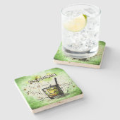 カイピリニャドリンクレシピ ストーンコースター (横)